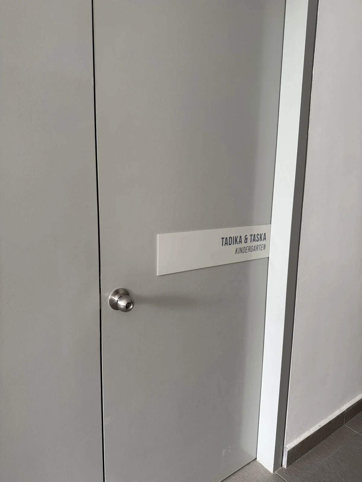 Installed door identification